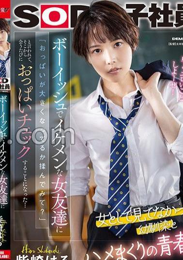 SDJS-232 A Boyish And Handsome Female Friend Asked Me, Why Don't You Rub Your Breasts To See If They're Getting Bigger? And From Then On, I Started Checking Her Breasts Every Time I Met Her... Haru Shibasaki